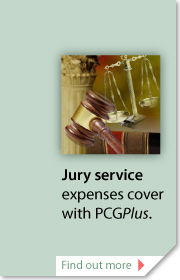 Jury service expenses cover